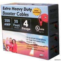 Vot Extra Heavy Duty Booster Jumper Cables 4 Gauge 20ft  