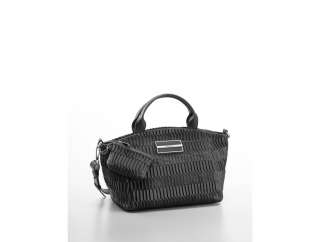 calvin klein womens adelyn pleated satchel handbag  