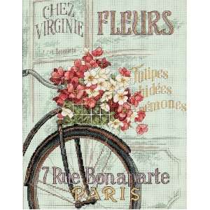  Dimensions Needlecrafts Counted Cross Stitch, Parisian Bicycle 