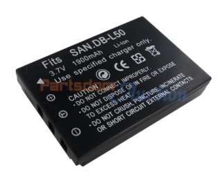 DB L50 DBL50 Battery for Sanyo Xacti HD2000 FH1 WH1 TH1  