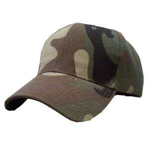 New Camouflage Cap Hat Military, Baseball, Army, Camo  