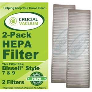 Pack HEPA Filter Designed To Fit Bissell Style 7, Style 9 HEPA Filter 