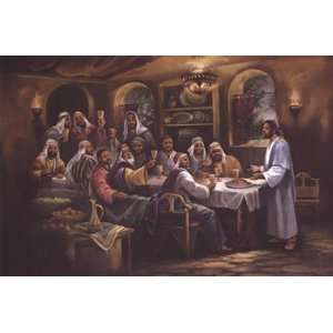  Black Last Supper   Poster by Beverly Lopez (36x24)
