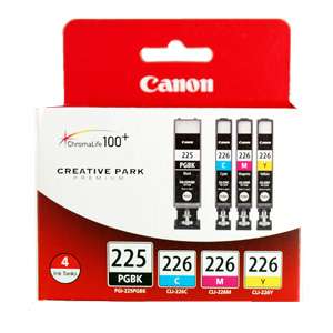 Genuine Canon PGI 225 CLI 226 Combo 4 Pack Cartridges Pixma MG5120 