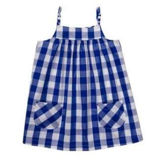  Carters Girls Blue Checkered Poplin Tunic Dress 2t 5t Clothing