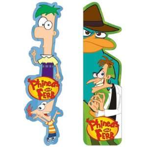  Phineas & Ferb   Set of 2   Collectible Shaped Bookmarks 