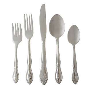 Rose Personalized 46 pc. Flatware Set   C.Opens in a new window
