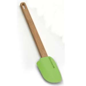   Small Spatula / Bowl Scraper with Bamboo Handle