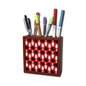  Janna Salak Designs Bowling   Red Bowling Print   Tile Pen 