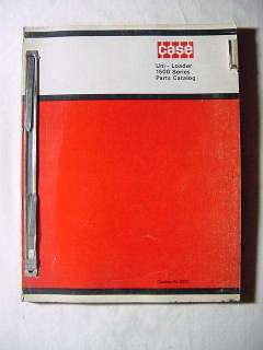 Case 1500 Series Uni Loader (ASN 9810500) Parts Manual  