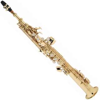 Cecilio SS 280N Nickel Plated Soprano Saxophone Sax  