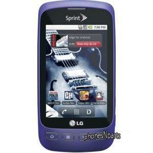 New Sprint LG LS670 Optimus S 3.2MP Camera GPS 3G Purple CDMA 