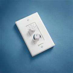 speed wall control provides four separate fan speeds and