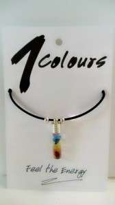 Chakra 7 Colours Pendant Necklace TUNING BODY ENERGY  