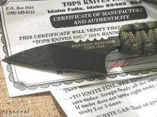 Tops Knives Hoffman Harpoon Fire Starter and Sharpener  