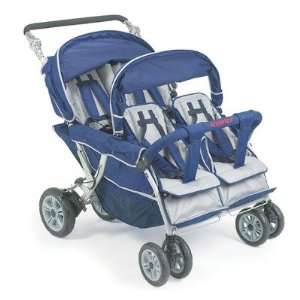    SureStopT Folding Commercial Bye Bye 4 Passenger Stroller Baby