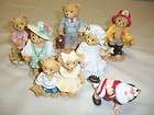 cherished teddies teddy bear figurines lot members mayo buy it