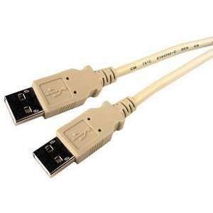  Cables Unlimited USB 2.0 Cable. USB 2.0 A M/M CABLE BEIGE 