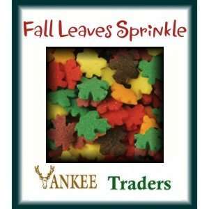 Fall Leaves Toppers Cookie / Cake Toppers ~ Sprinkles * 6 Oz.  