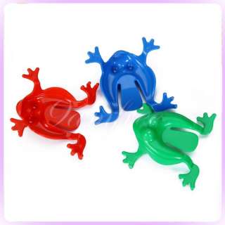 MINI CUTE PLASTIC JUMPING FROGS TOY PARTY FAVORS FUNNY  