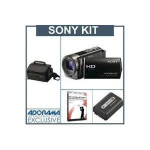  Sony HDR CX160 Full HD 16GB Flash Memory Camcorder   Bundle 