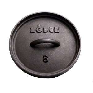  Lodge Lids 8 Inch Seasoned For Camping Dutch Oven Cast 