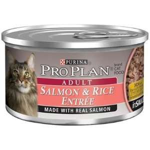  Rice for Adult Cats Pro Plan Salmon/Rice Adult 24 3Oz Can Canned Food