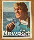 1970 Newport Cigarette Ad Menthol Chille​d Like the Sea