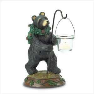  Christmas Bear Candle Holder (S37589 NR)*