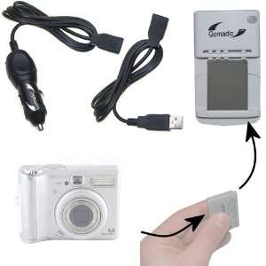  Portable External Battery Charging Kit for the Canon PowerShot A520 