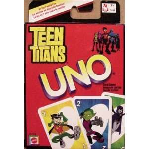  TEEN TITANS UNO Card Game Toys & Games