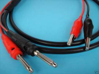 10,Coaxial Cable Banana to Crocodile Clip Test Leads,BC  