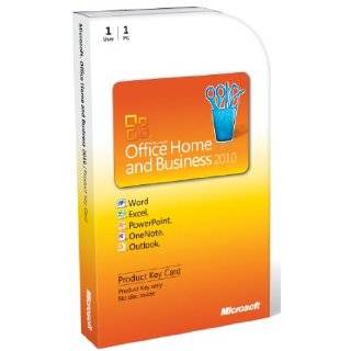 Business 2010 Key Card   1PC/1User by Microsoft Software ( Software 