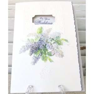 Carol Wilson Wedding Card Lilacs