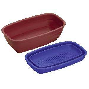 COLLAPSIBLE BERRY COLANDER STRAWBERRY BLUEBERRY CHERRY  