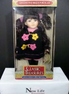   Classic Treasures Special Edition Collectible Doll with COA New in box