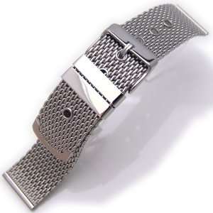  22mm Stainless Steel Polish Wire Mesh Watch Band, Strap 