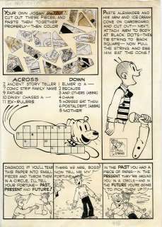   , and he drew the Flash Foley strip in the Blondie comic book