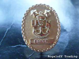 US Navy (USN) E9 Force Commander Badge  