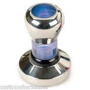 58 mm ESPRESSO Coffee STAINLESS COMMERCIAL TAMPER Blue  