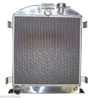 32 Ford Aluminum Radiator Chopped Ford Engine w/Cooler  