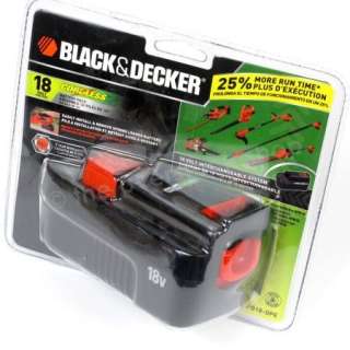 Black & Decker 18 Volt Ni Cad Cordless Tool Battery  