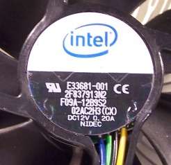 Brand new Intel Core 2 Duo Heatsink Fan c2d E8600 E8500 Genuine LGA775 
