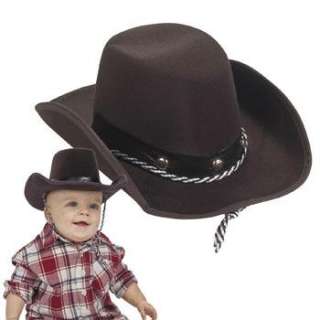 Brown Country Western Baby Cowboy Hat Birthday Party Photo Props Shoot 