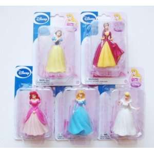 Cake Topper Toy Figures Including the Little Mermaid Ariel, Cinderella 