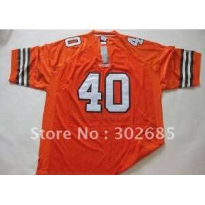  men cleveland browns #40 orange football jerseys hillis jersey 