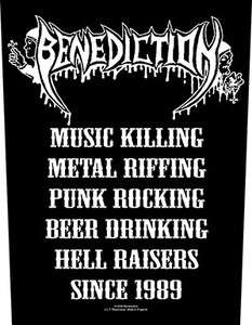 XLG Benediction Hellraisers Death Metal Music Patch  