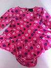   FADED GLORY VELOUR PINK FLORAL DRESS AND MATCHING DIAPER COVER 0   3