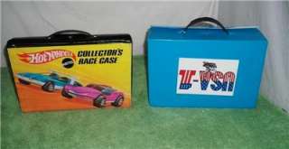   Hot Wheels Carry Cases 1969 12 Car & 1980 24 Car For Red Line+Others