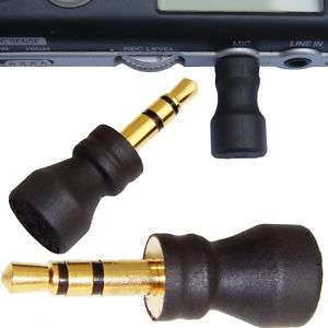 GOLD 3.5mm MINI MICROPHONE FOR DIGITAL VOICE RECORDER  
